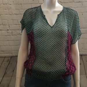 Ella moss 100% silk top